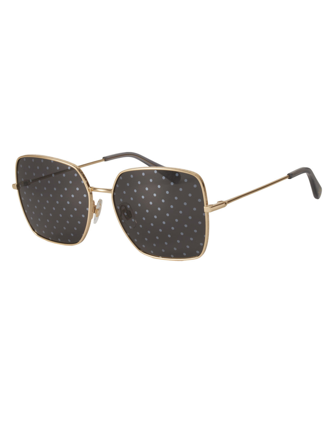 Dolce & Gabbana DG2242 02/L Square Shape Negro Puntos Dorado