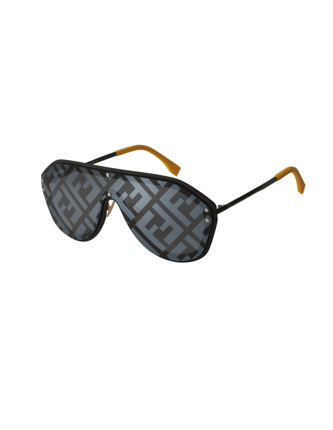 Fendi FF M0039/G/S 71C/MD New Aviator Back Yellow