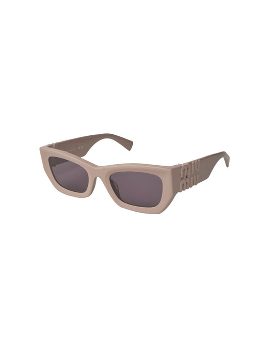 Miu Miu MU 09WS 17C-6X1 Square Shape Pink Beige