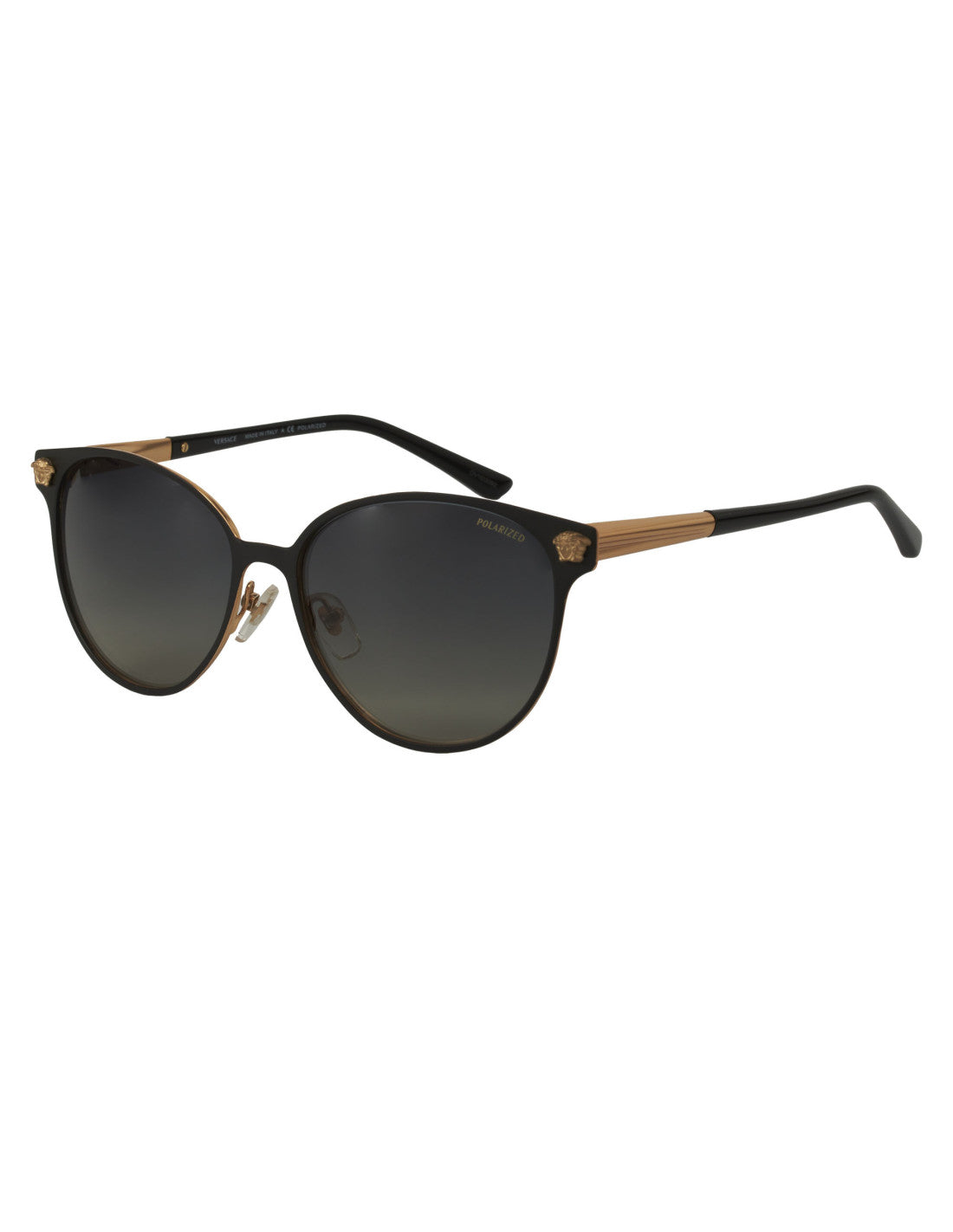 Versace Ve2168 1377/T3 Round Metal Negro Con accesorios