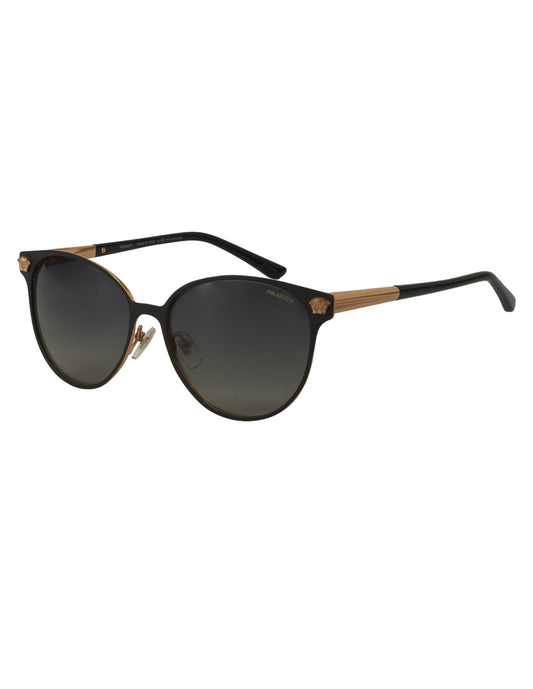 Versace Ve2168 1377/T3 Round Metal Negro Con accesorios