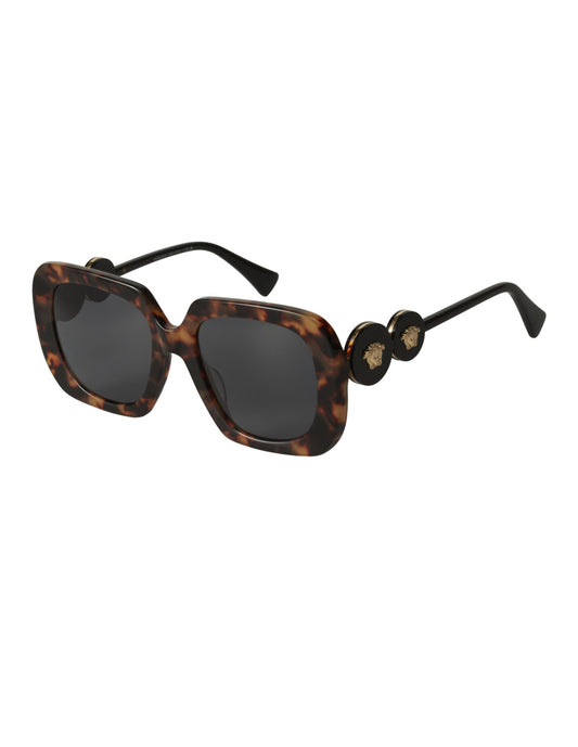 Versace VE4434 511987 Medusa Square Shape Carey Negro
