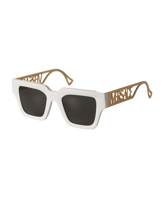 Versace VE4431U 401/87 Square Shape White Gold
